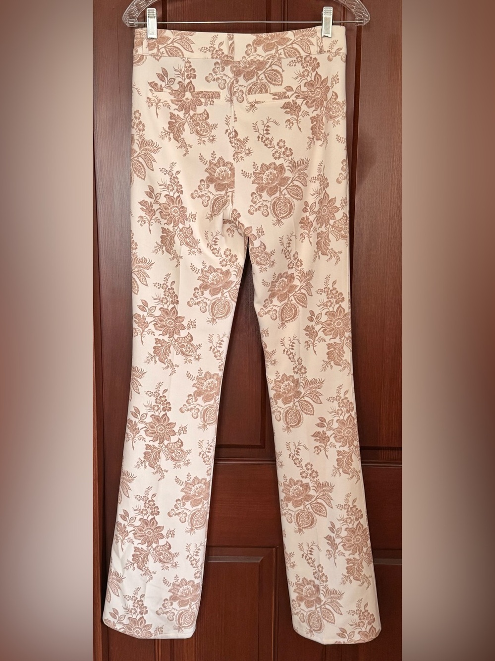 NWOT Paige Denim x Sanderson Stretc Bootcut Trouser Jeans Tan/Cream Size 2/US 26 - Picture 5 of 11